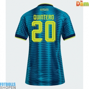 Billiga Colombia Juan Fernando Quintero #20 Bortatröja Dam VM 2026 Kortärmad